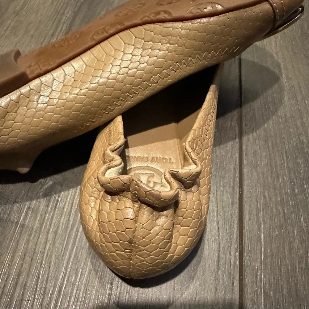 Tory Burch Tan Ballet Flats